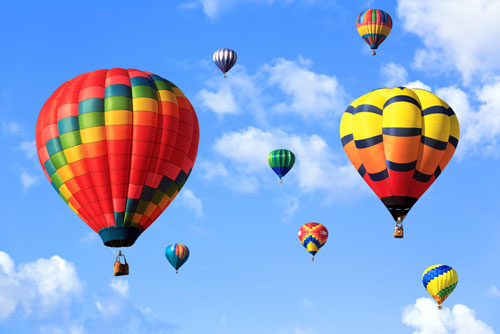 Balloon Payments and Seller Financing, photo of hot air balloons